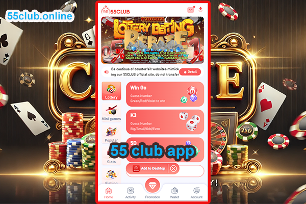 55 club app